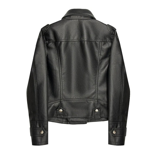 Saphir-Lederjacke