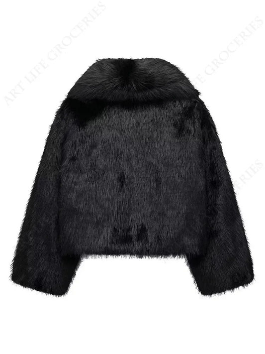 Jacke aus Saphirpelz