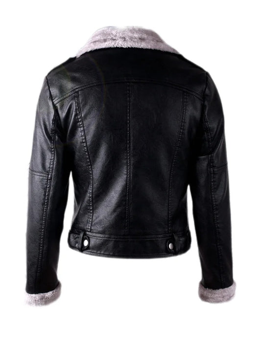 Elegante Lederjacke