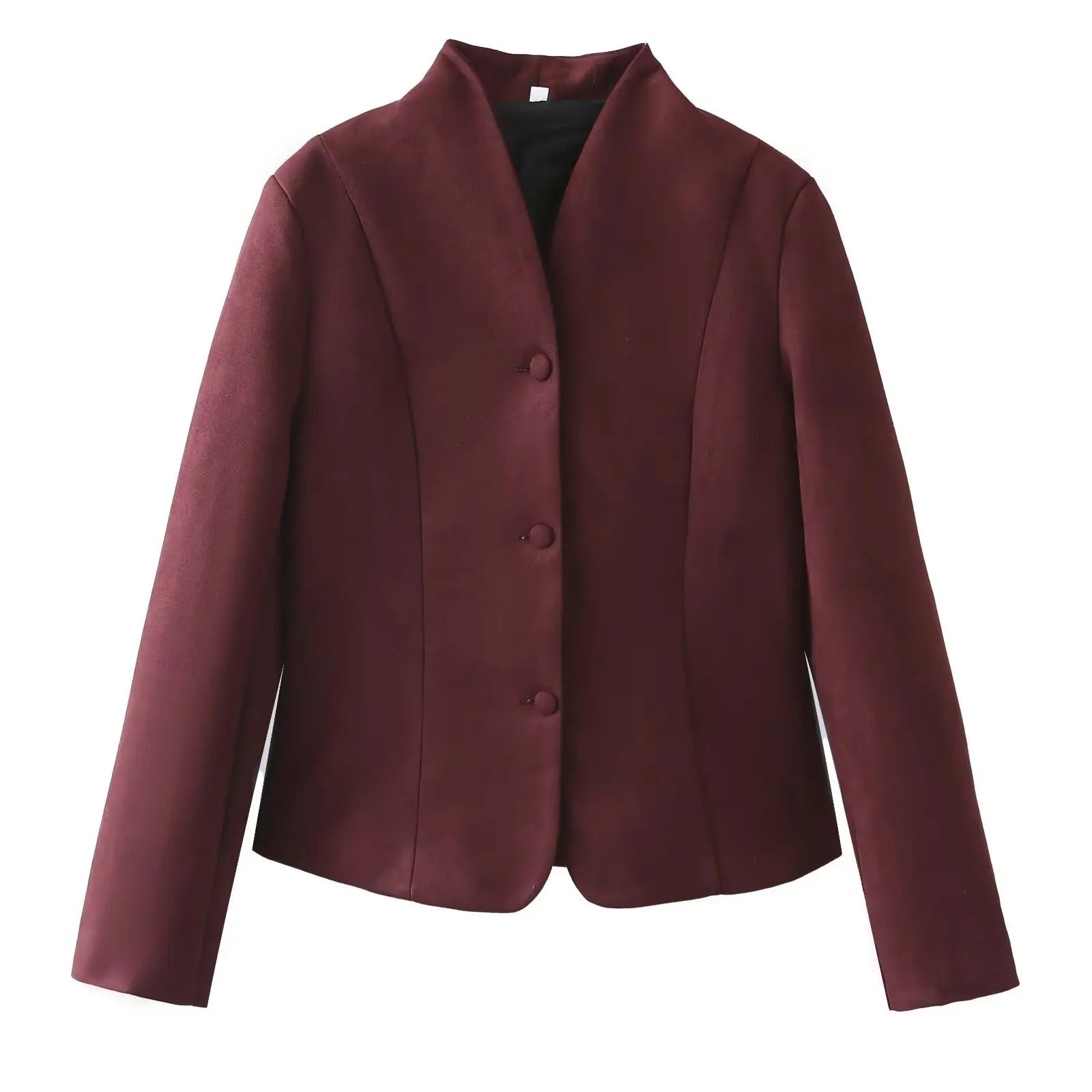 Elegant Charm Bordo Ceket